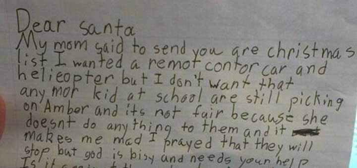 Boy Didn’t Ask For Any Gifts From Santa Instead Request To Help His Sister.