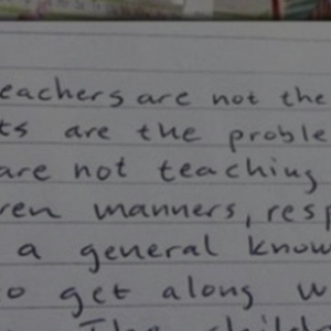 Retired teacher’s letter to parents is hailed by thousands – do you agree?