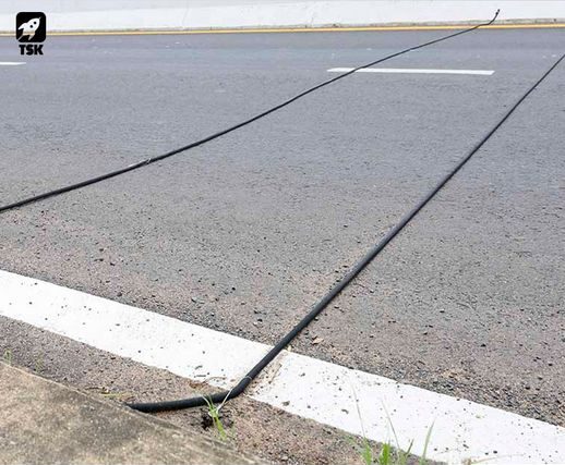 What to Do If You Encounter Black Cables Stretched Across the Road