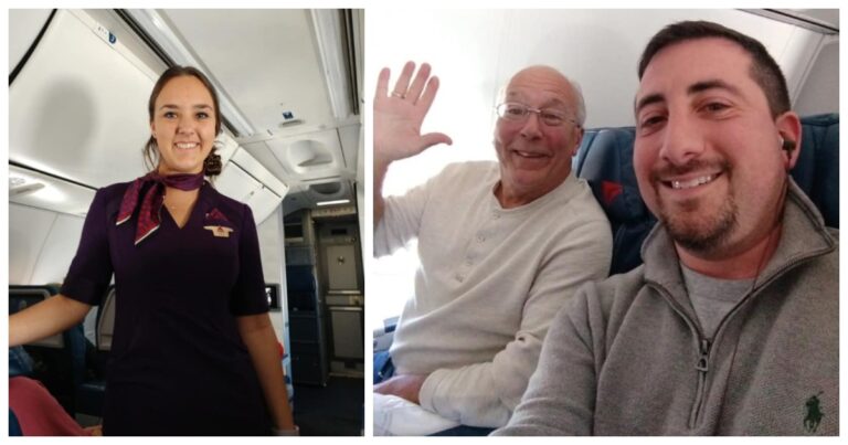 Dad Books 6 Flights So His Flight Attendant Daughter Won’t Be Alone On Christmas