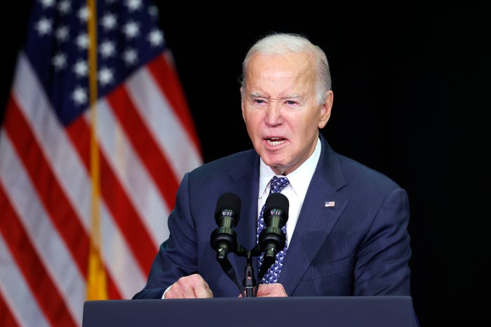 Biden’s Speech Raises Concerns as His Delivery Appears Disturbed Before Abrupt Departure