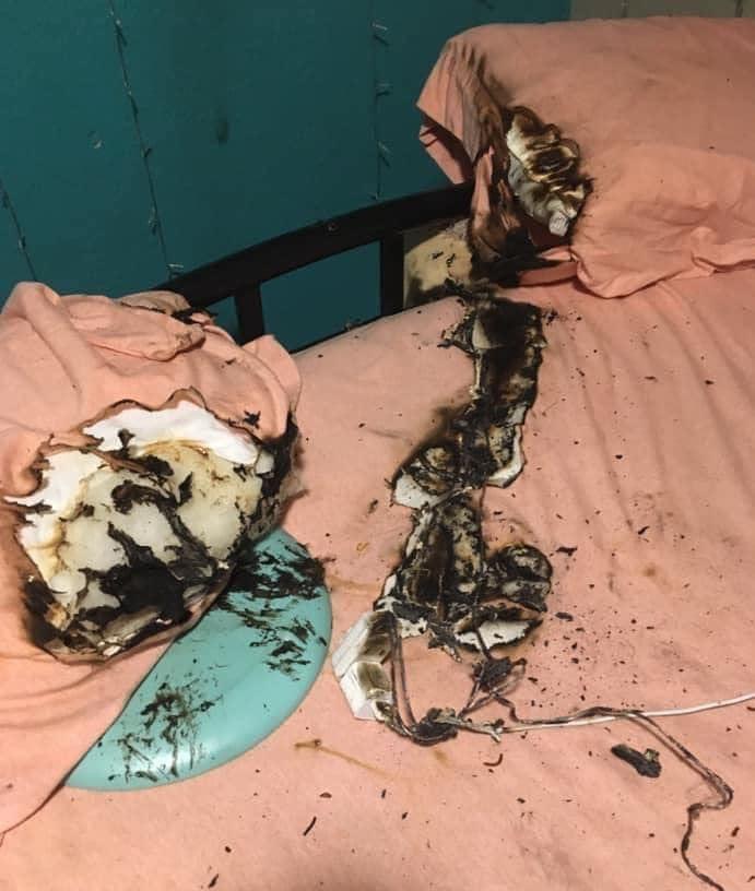 Firefighters Warn People About The Dangers Of Sleeping With A Charging Phone