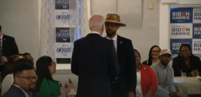 WATCH: Audience Cracks Up Laughing After Biden Breaks Wind At Georgia Democrat Meetup