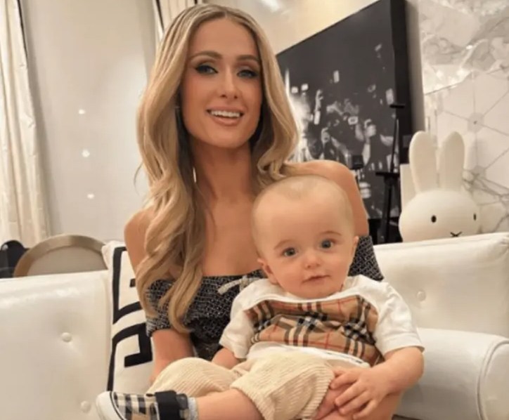 Paris Hilton stands up for her son against hurtful comments